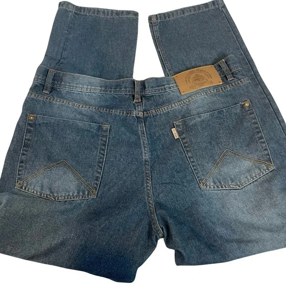 FIL Dark Wash Distressed Jeans • Men’s Size 40 - Picture 3 of 4